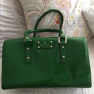 Beautiful green Kate Spade satchel